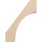 Ekena Millwork 5-inch W x 18-inch D x 24-inch H Westlake Rough Cedar Woodgrain TimberThane Knee Brace, Primed BRCUR05X18X24WTLRCPR - alternate 3